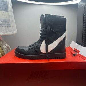 Nike Black and White High-Tops